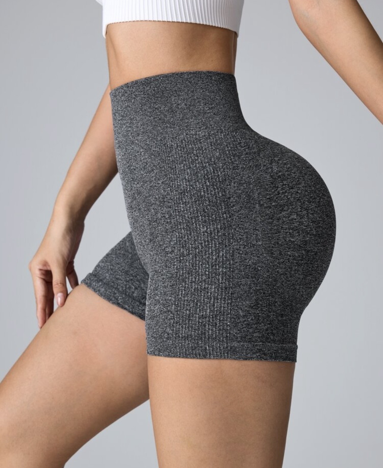 Lycra corta gris
