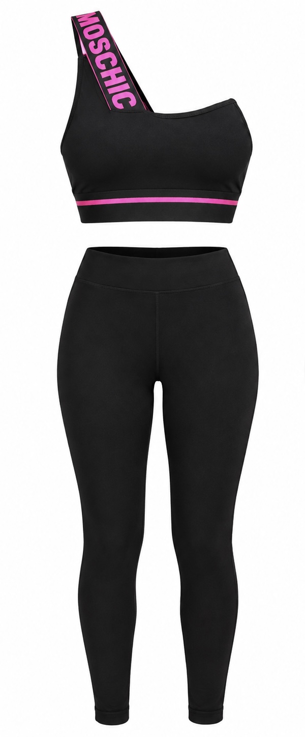 Conjunto deportivo largo rosado