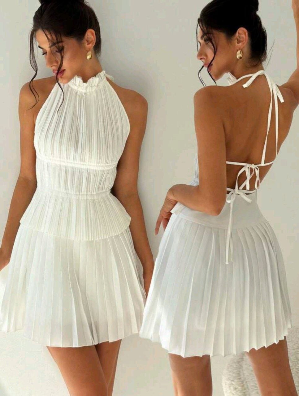 Vestido tablas Midi