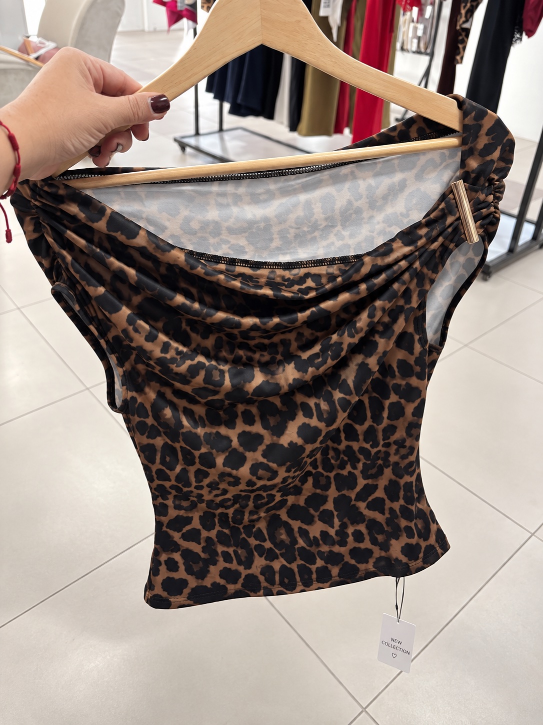 Blusa larga animal print