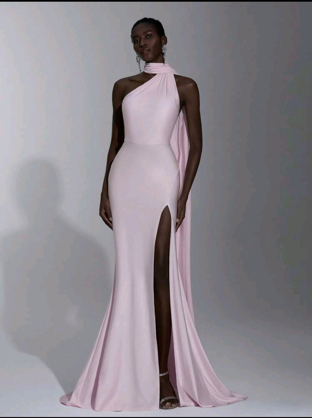 Vestido cuello bufanda