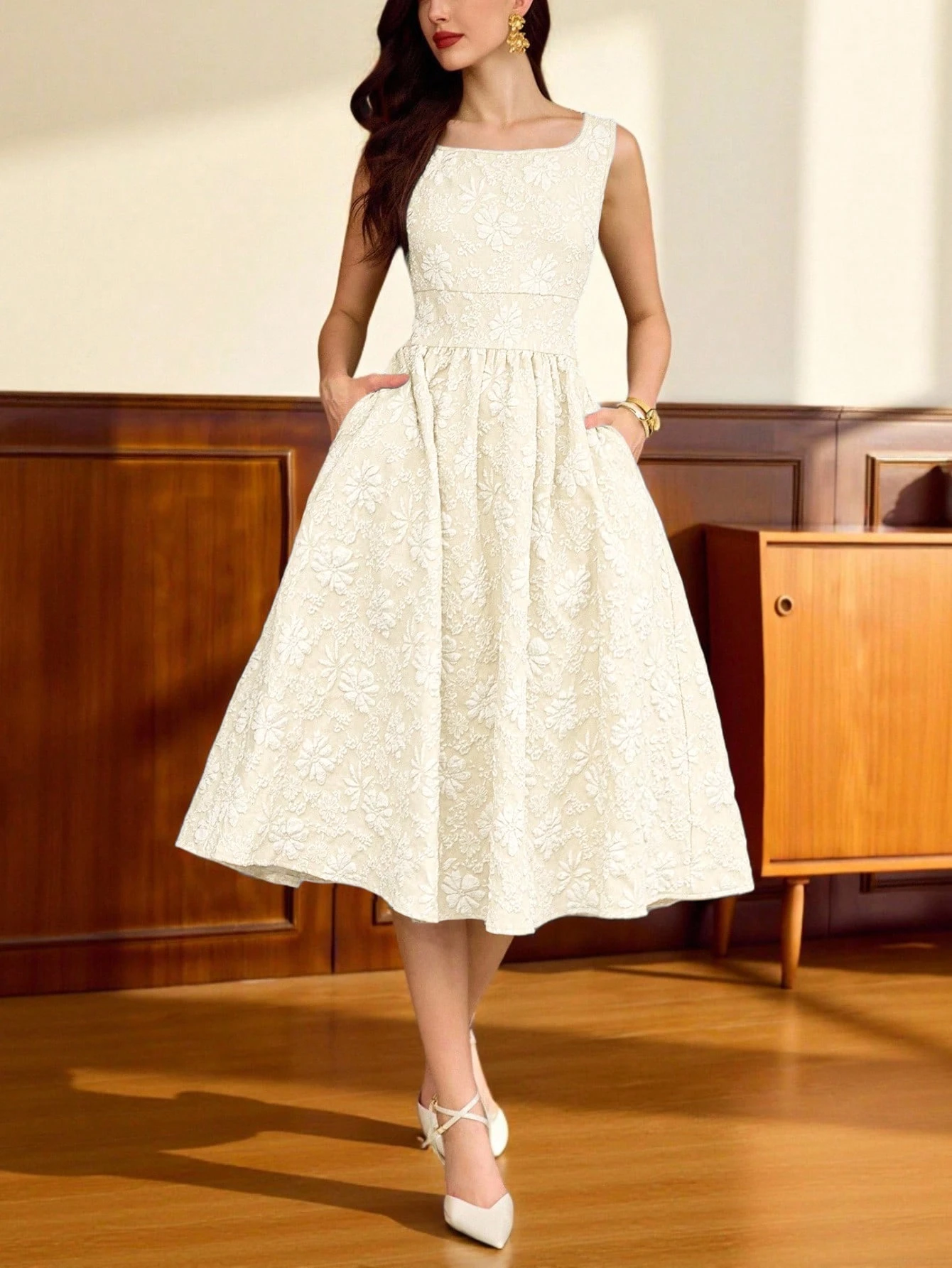 Vestido princesa troquel