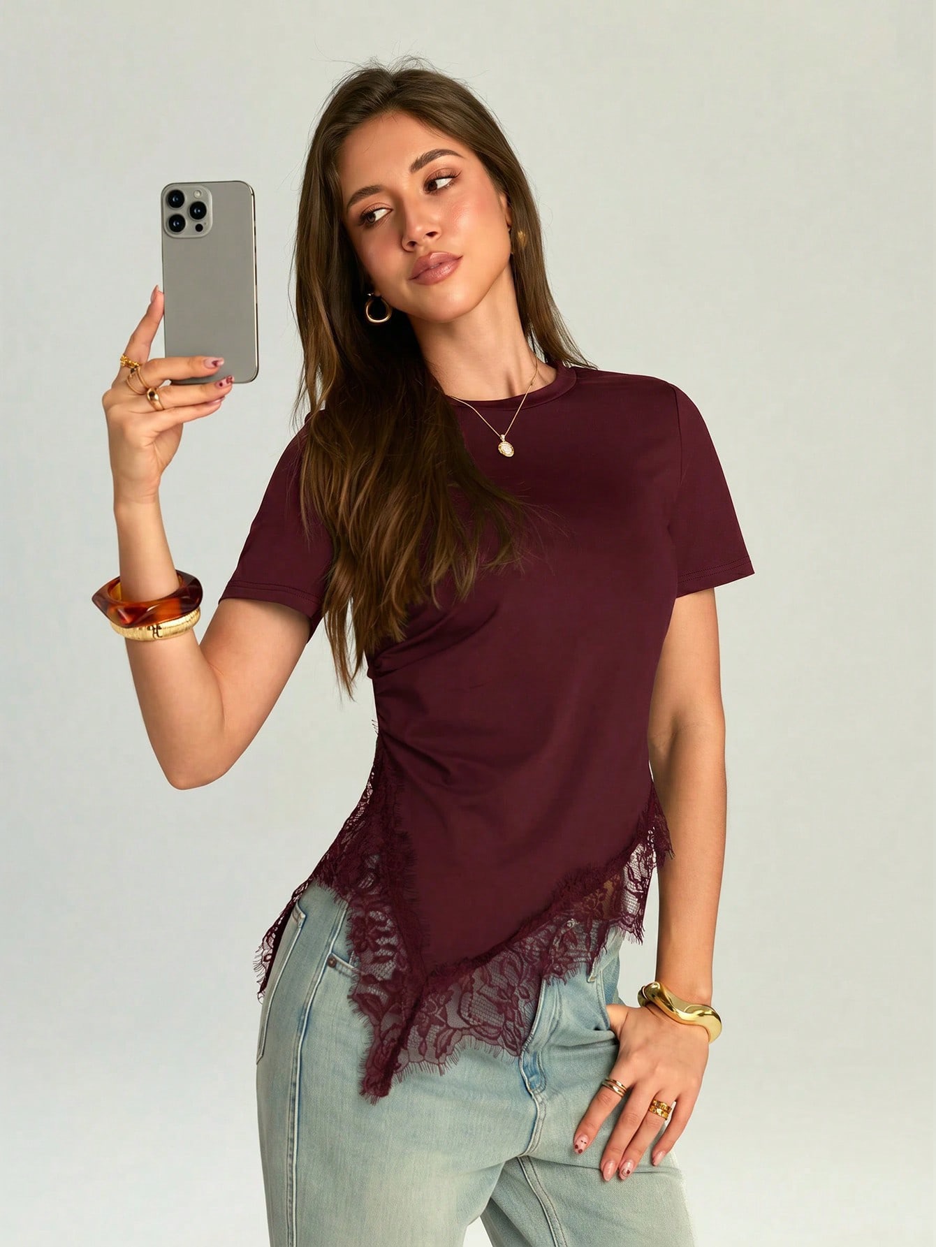 Blusa manga larga randa