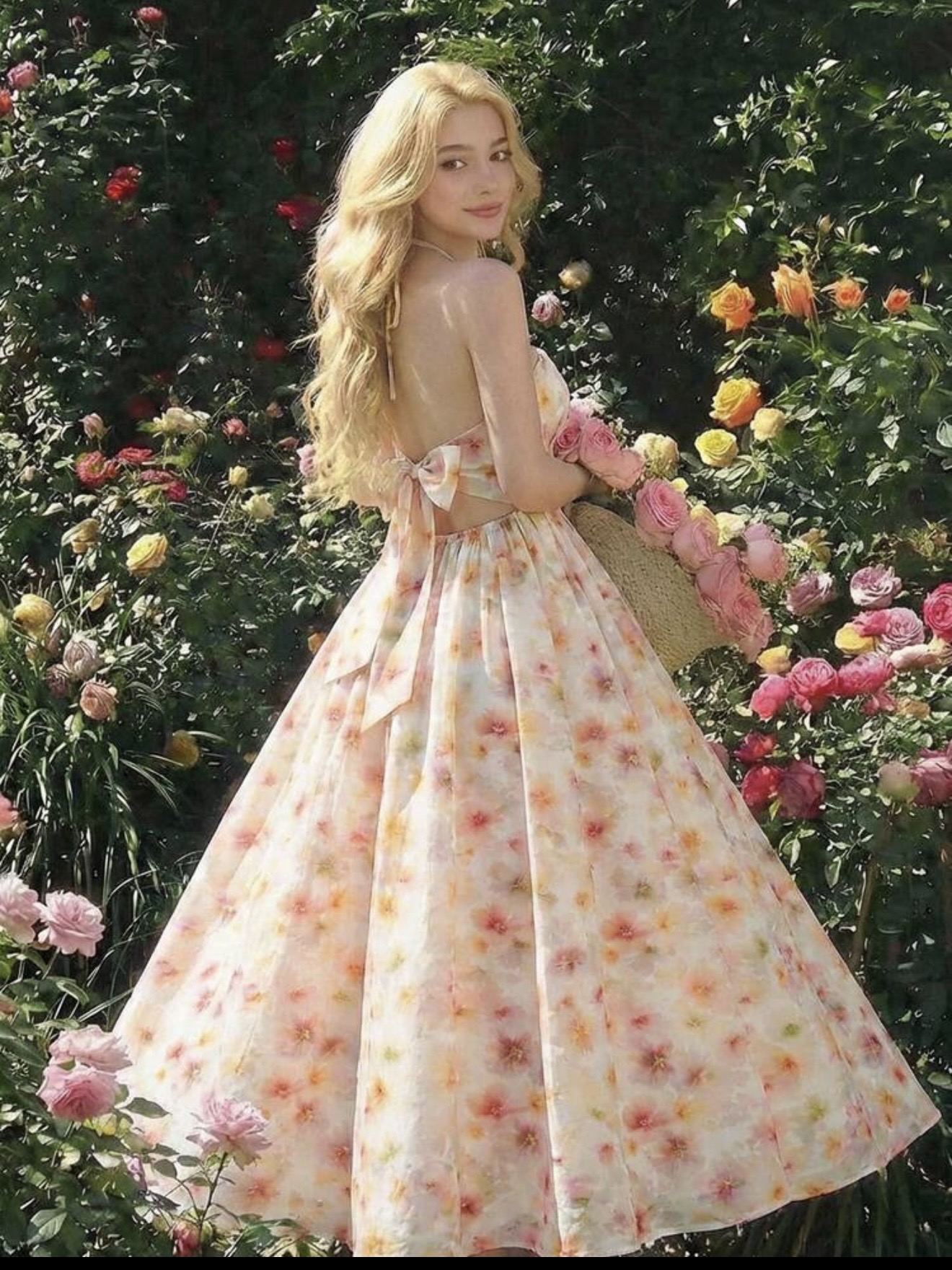 Vestido princesa colores