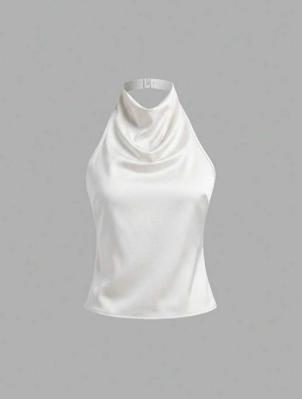 Blusa satín Blanca Tiras