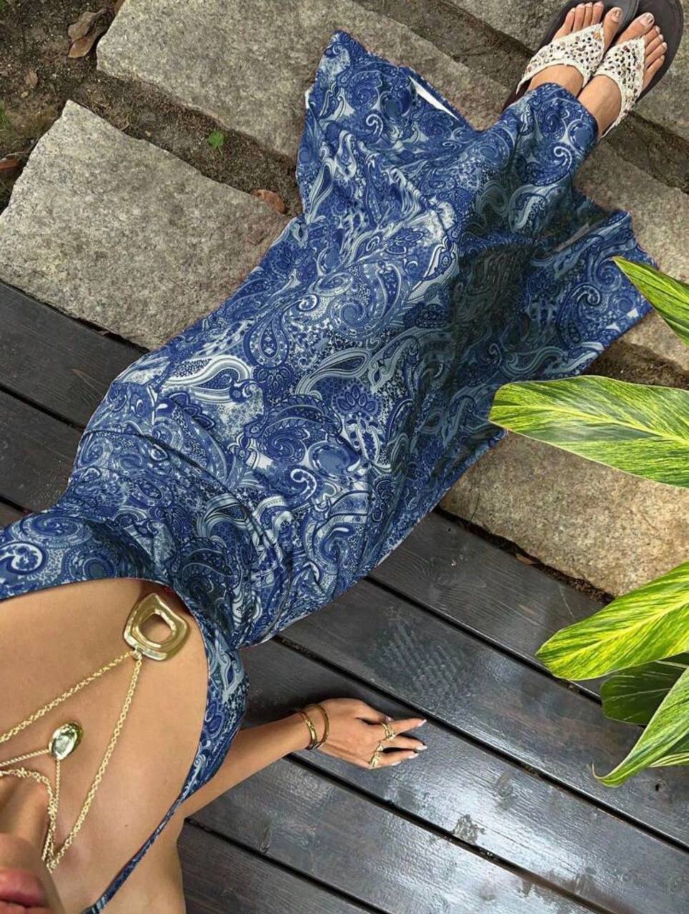 Vestido azul Marino
