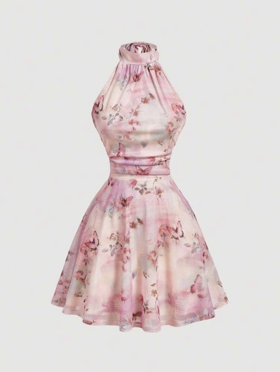 Vestido Mariposa traicionera  Rosa