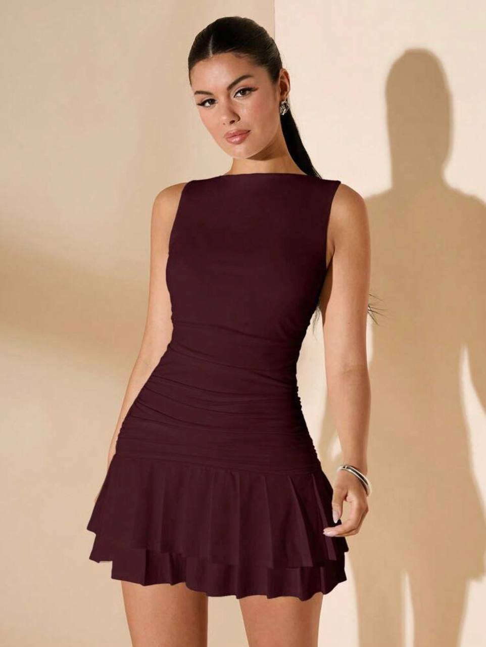 Vestido vuelitos vino