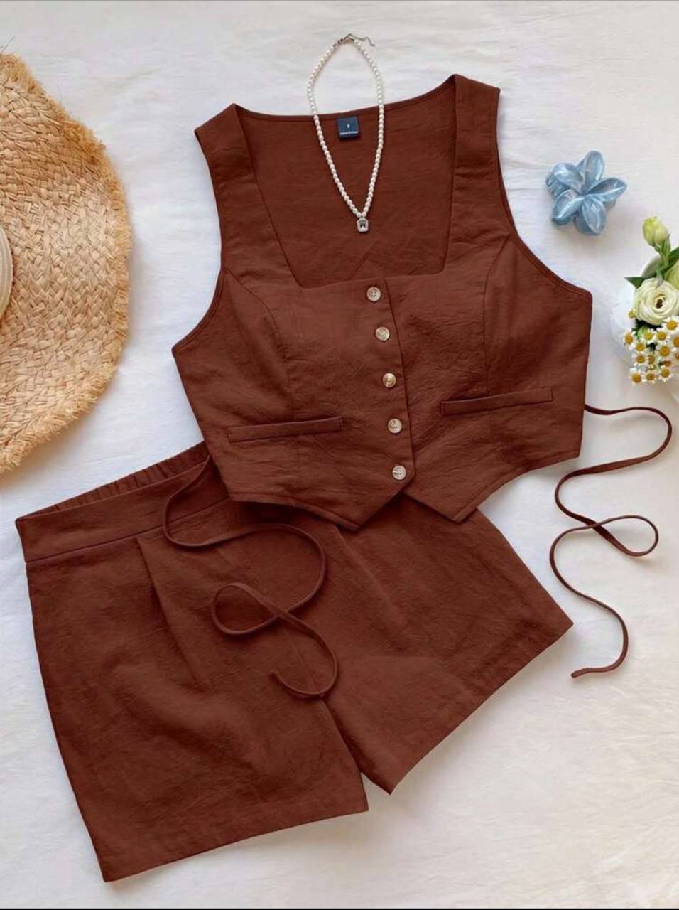 Conjunto Café Botones