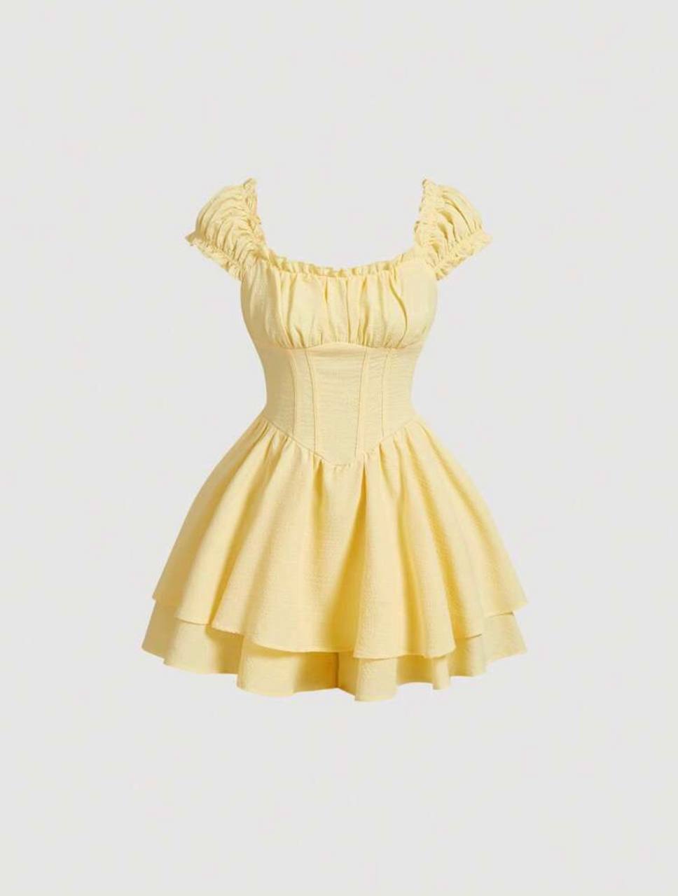 Enterizo amarillo mostaza