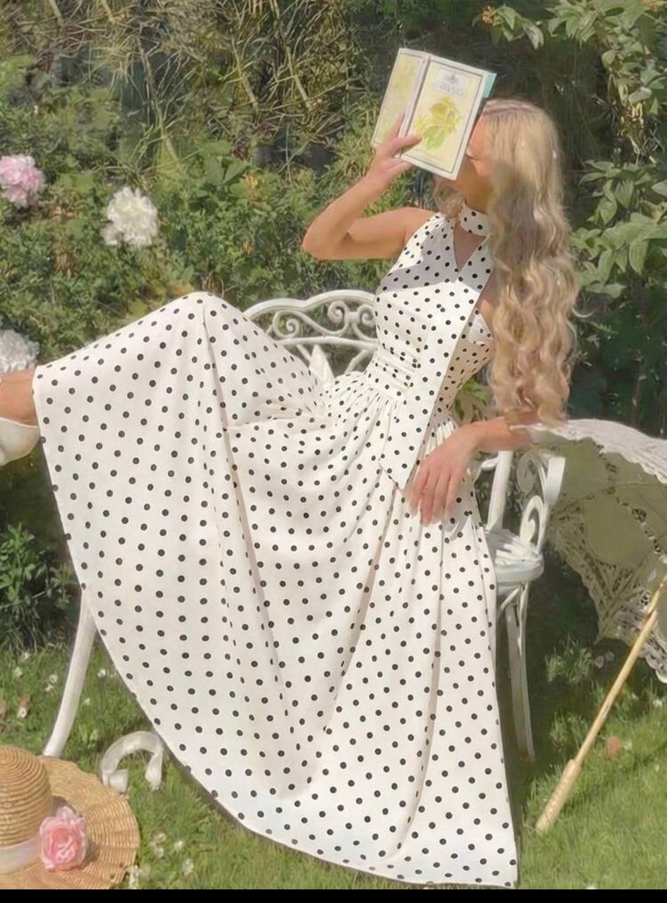 Vestido Pepita Blanca O