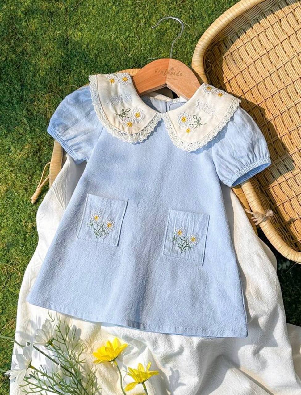 Vestido Celeste niña
