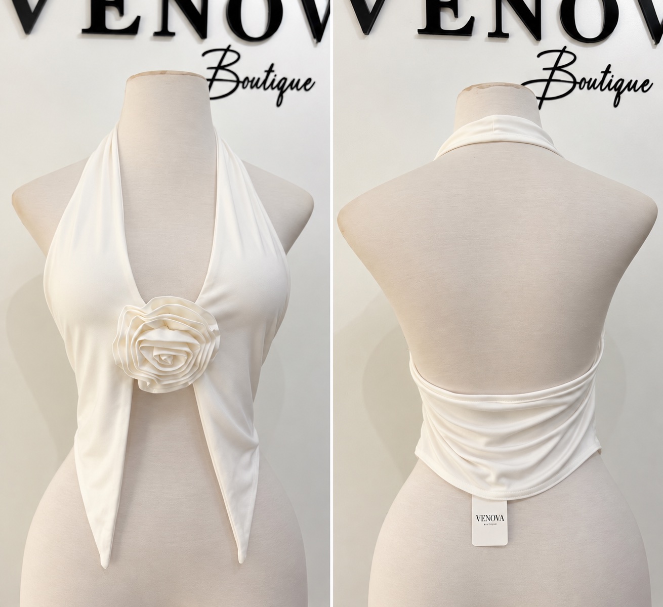 Blusa flor 3D