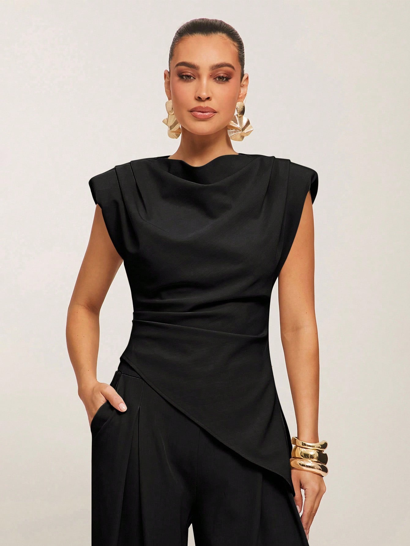 Blusa hombrera