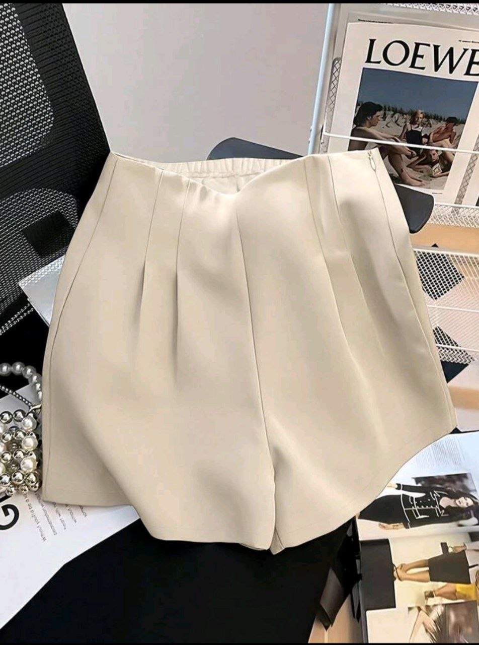 Shorts Tela Beige