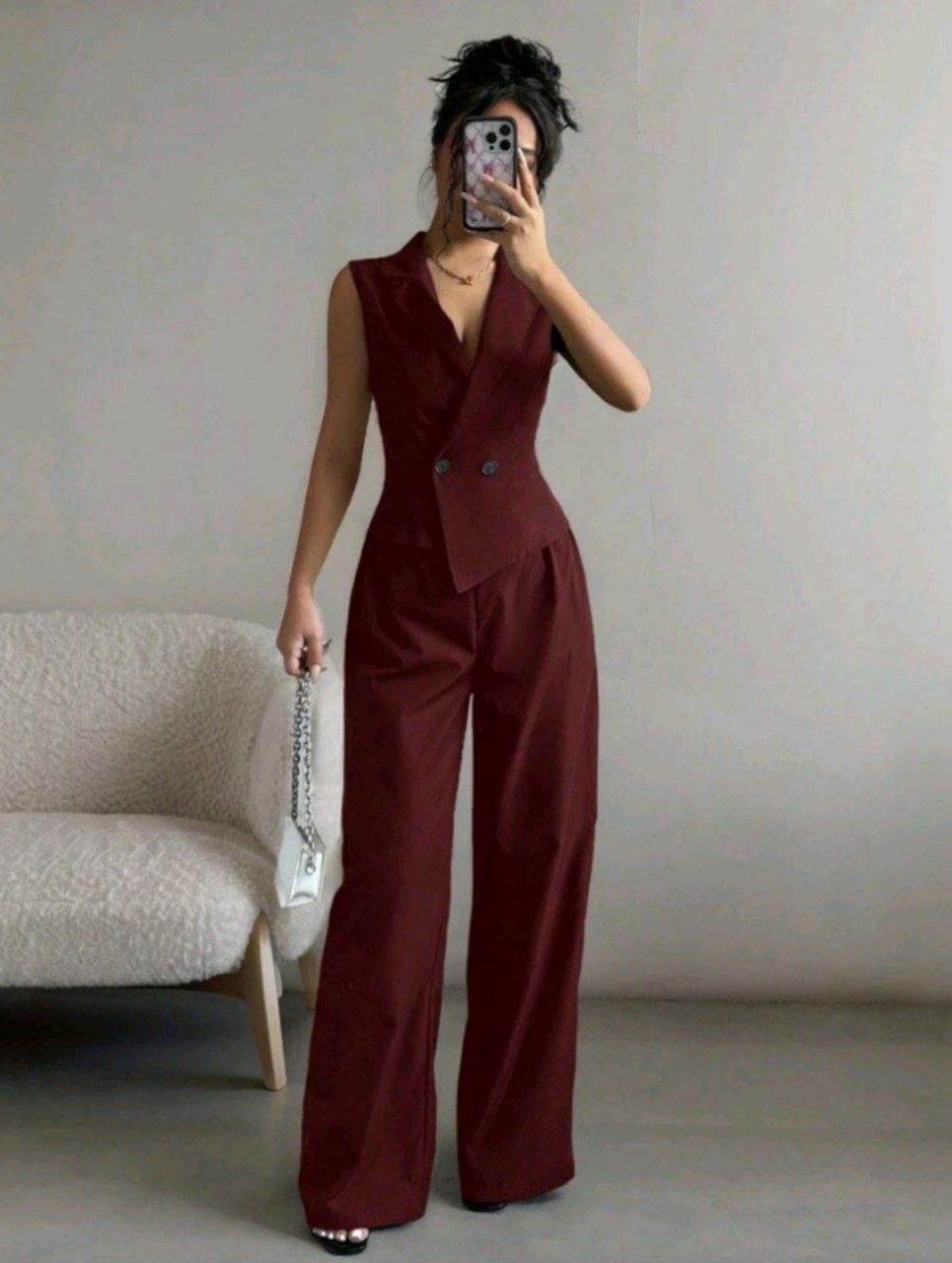 Conjunto formal chaleco