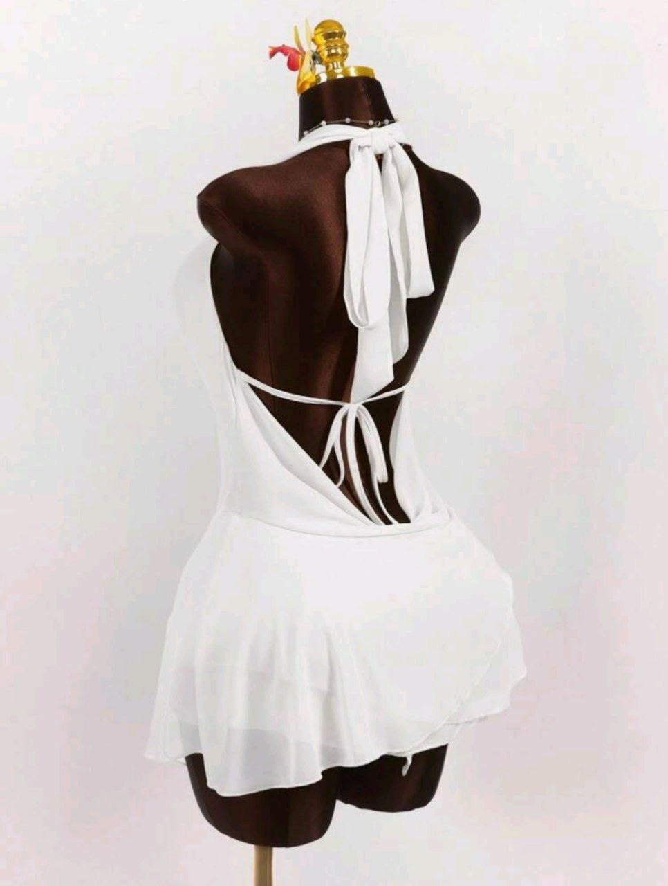 Vestido shorts blanco MidI