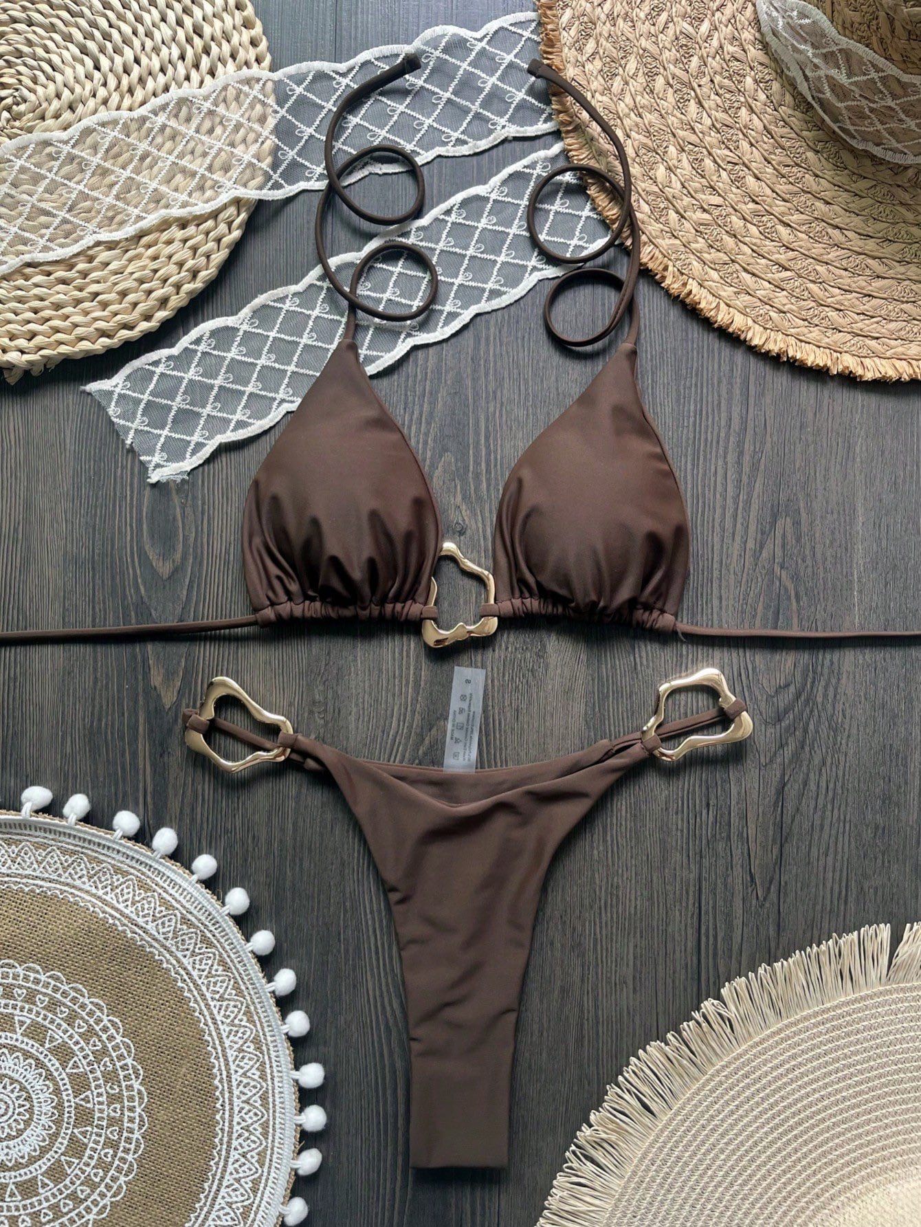 BIKINI CAFÉ DOS PIEZAS