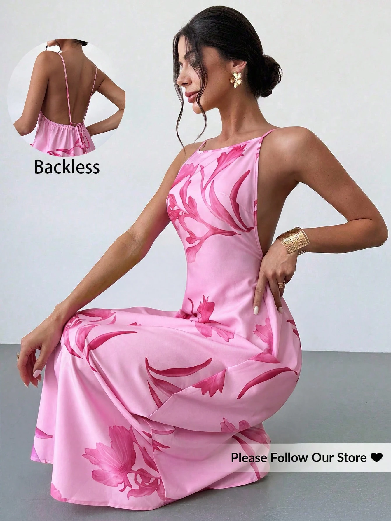 Vestido playero floral