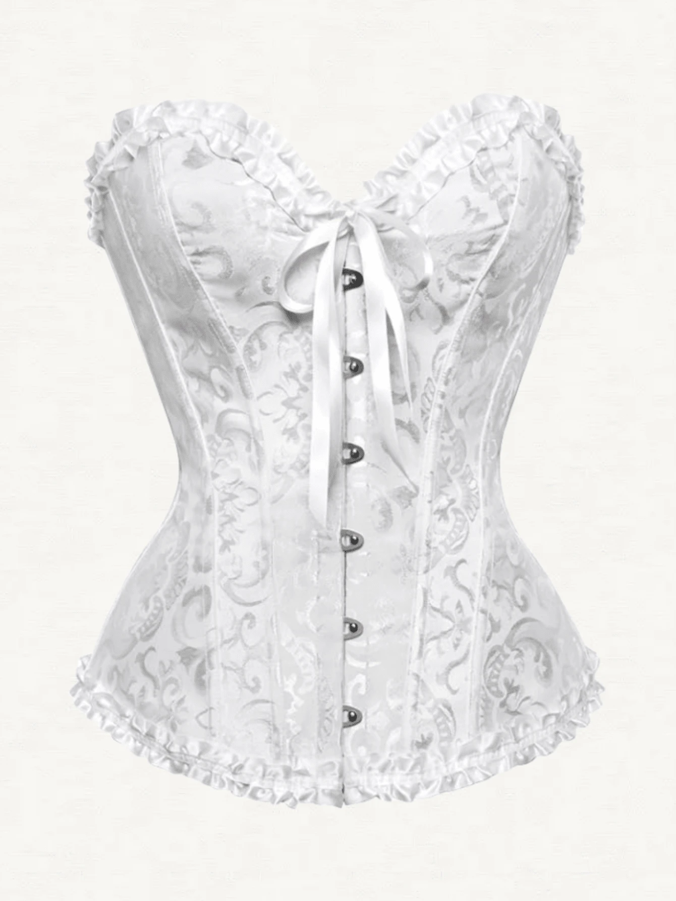 Corset Víctoriano blanco