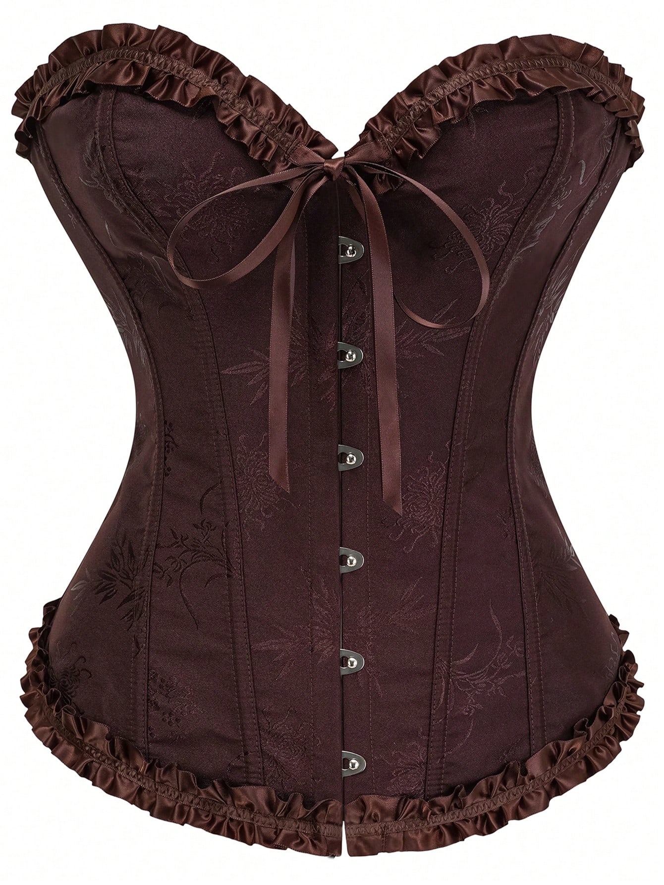 Corset victoriano café