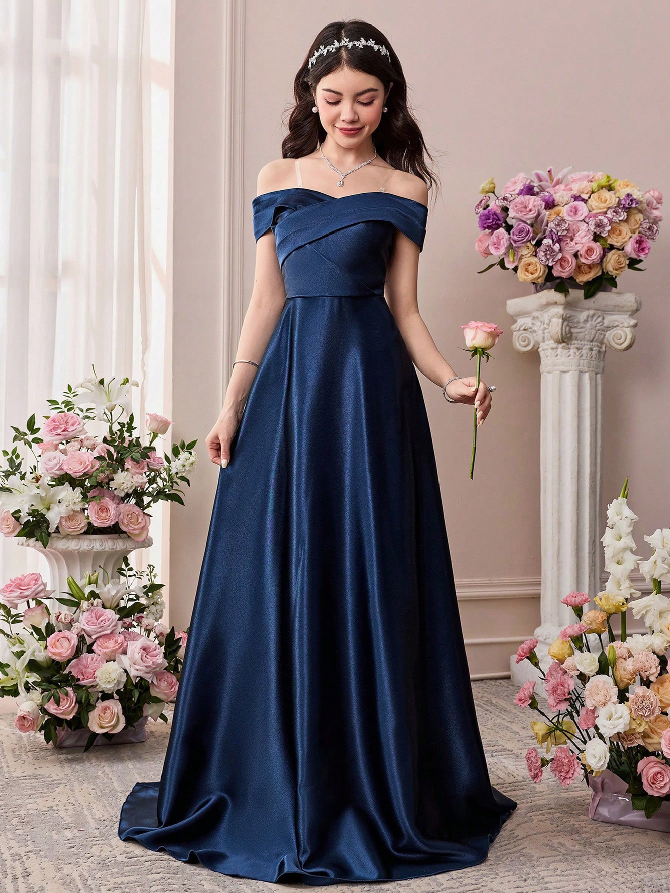 Vestido elegante graduación